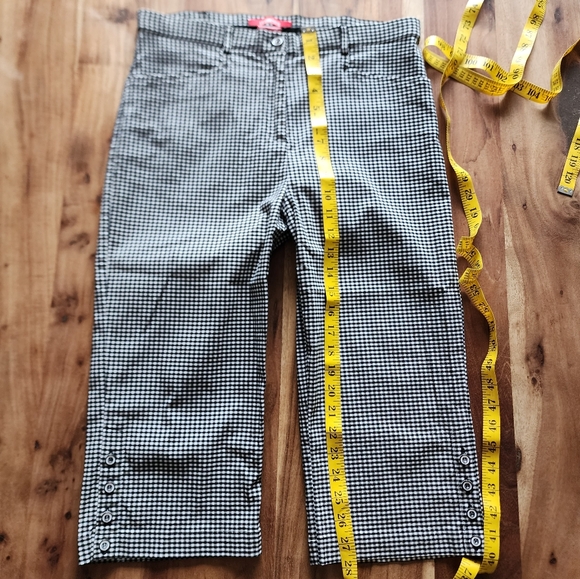 Le Grenier checked dress capris, size M - Picture 8 of 8